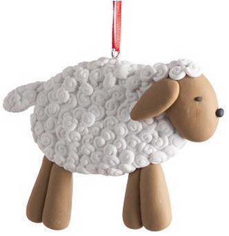 Новогодние подарки. Игрушки овечки — символы 2015 года
